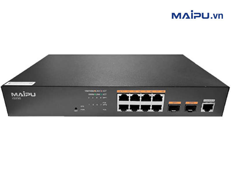 Switch Maipu IS230-10TF-AC 8-Ports GE, 2-Ports SFP