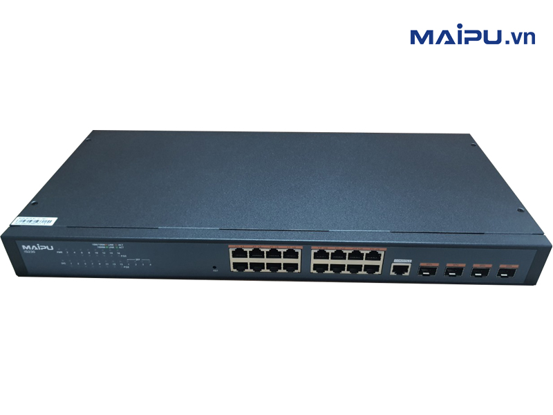 Switch Maipu IS230-20TP-AC 16-Ports 1Gbps RJ45 PoE+ 260W, 4-Ports SFP