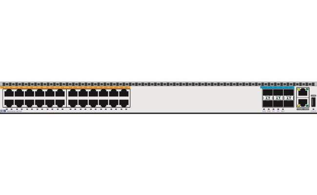Switch Maipu NSS3330-30TXP 24*Base-T interfaces, 6*SFP+ interfaces, 380W PoE&PoE+