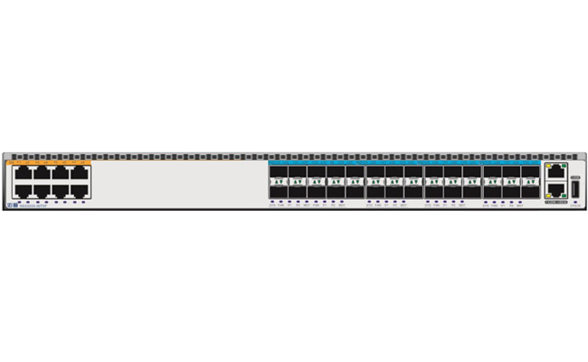 Switch Maipu NSS3330-38GTXF 24* Base-X interfaces, 8* Base-T interfaces, 6* SFP+ interfaces, Fixed Dual AC Power Supply