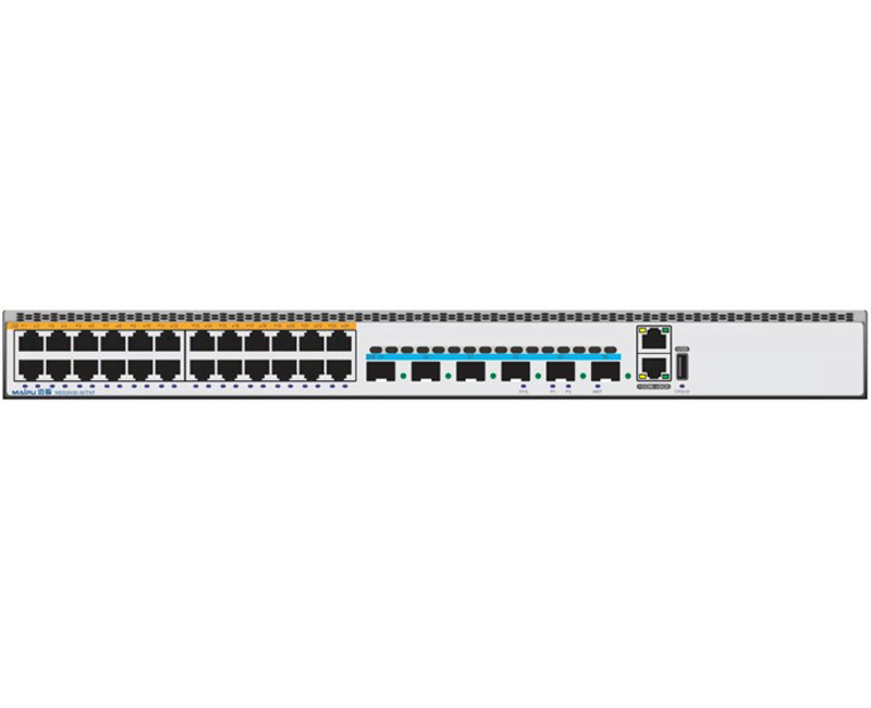 Switch Maipu NSS3530-30TXP 24*Base-T interfaces, SFP+ interfaces, PoE&PoE+, Dual Power Supply Slots