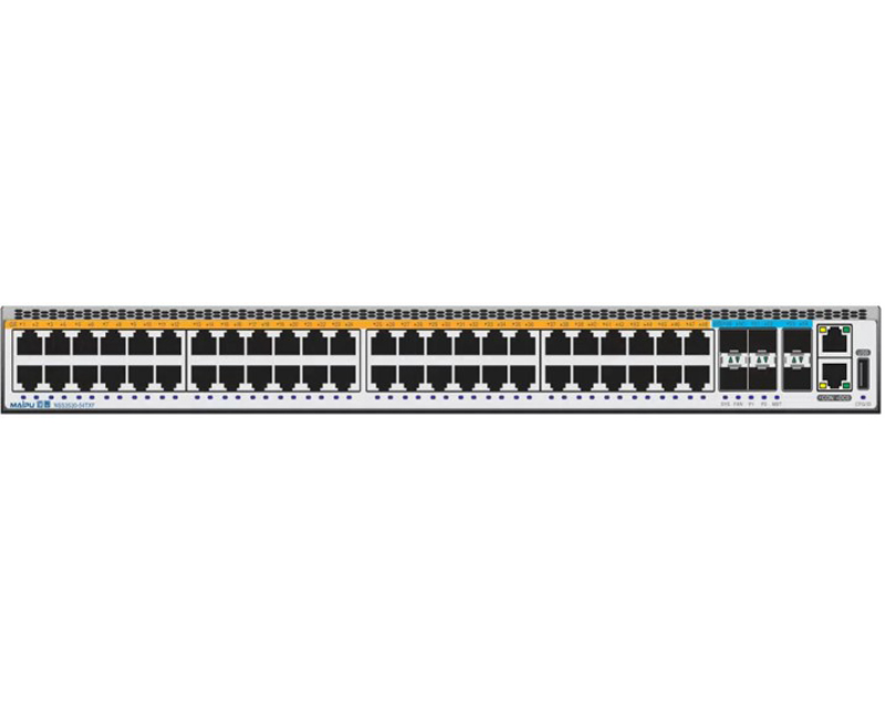 Switch Maipu NSS3530-54TXF 48*Base-T interfaces, 6*SFP+ interfaces, Dual Power Supply Slots