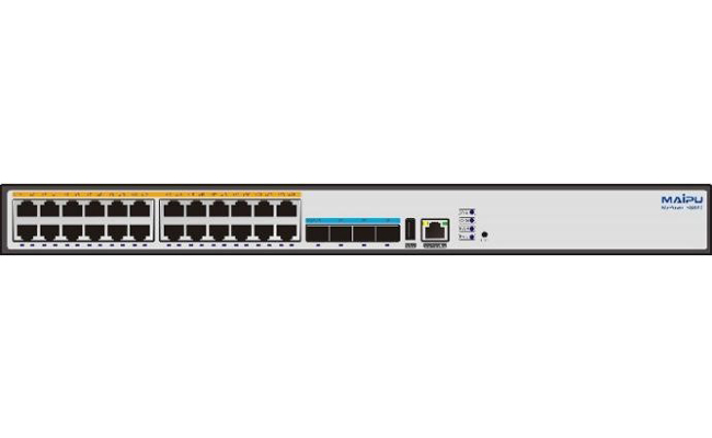 Switch Maipu S3330-28TXP-AC 24*Base-T interfaces, 4*SFP+ interfaces, PoE Enable
