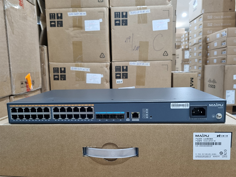 Maipu IS320-28TXF-AC L3 Lite Switch, Uplink 10G, Cloud Managed
