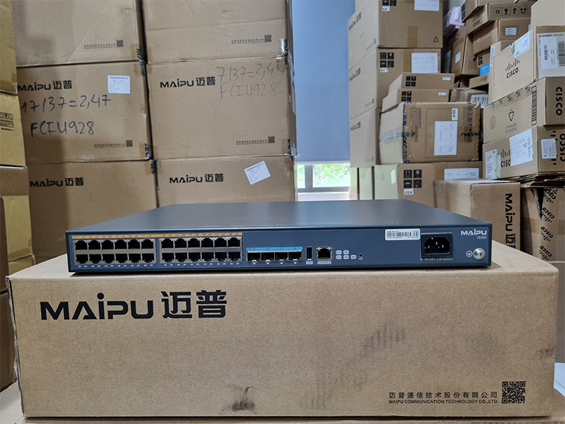 Switch Maipu IS320-28TXP-AC 24x RJ45 1G, 4x SFP+ 10G, PoE+ 380W